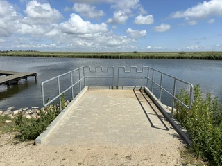 barrierefreier Angelsteg auf Sylt