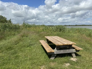 Picknickbank am Katrevel in Morsum auf Sylt