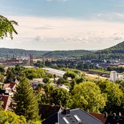 Blick über Hainsberg und die gesamte Stadt Freital