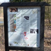 Infostele Finkenkuhle auf dem Geopfad Salzgitter-Bad
