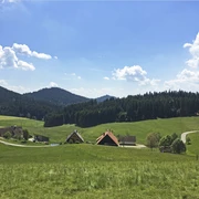 Blick auf Hof Landeck