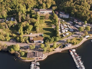 Jugendherberge Waldeck von oben