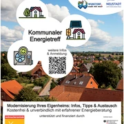 Energietreff_Symbolbild1.PNG Ein Plakat des Kommunalen Energietreffs zeigt Symbole für Energieberatung und Hausmodernisierung.