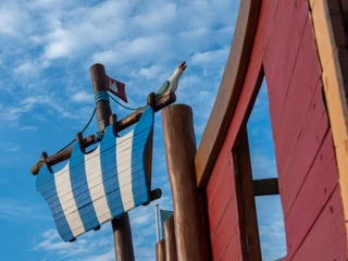 Spielschiff am Wenningstedter Strand