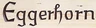 Schriftzug Eggerhorn Schriftzug Eggerhorn