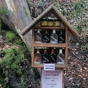 Getränkebar am Holchenwasserfall