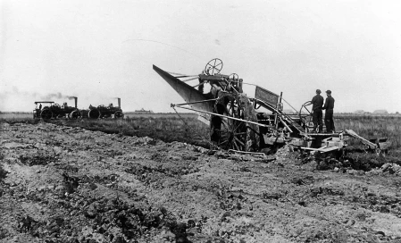 Ein Tiefkuhlpflug, Baujahr 1948 im Einsatz