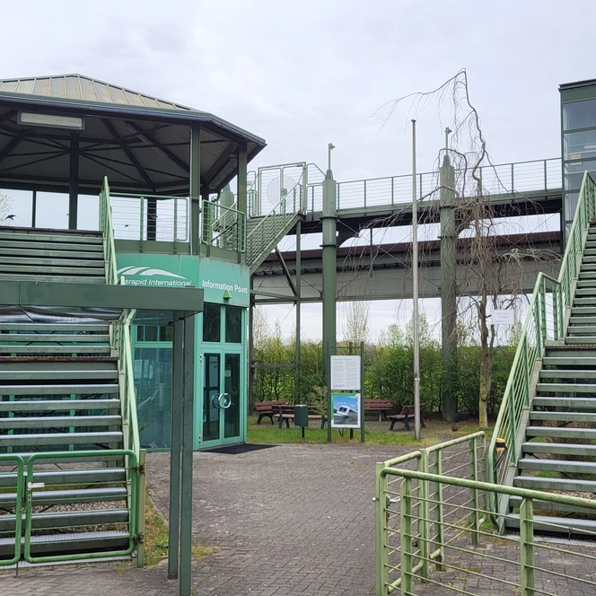 Transrapid-Versuchsanlage Emsland, Lathen - Besucherpavillon & Bahnhof ©Emsland Tourismus GmbH.jpg
