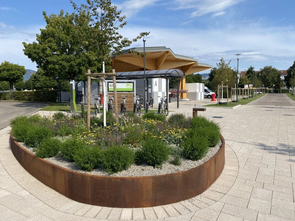 Bahnhof Trinkbrunnen u NextbikeStation