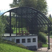 Toiletten im Infopavillon