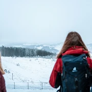Wandergruppe beim Winterwandern Wandergruppe beim Winterwandern