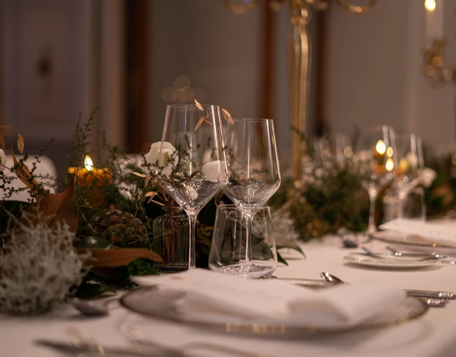Christmas party in a festive atmosphere