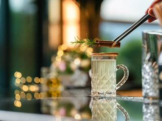 Christmas party in a festive atmosphere