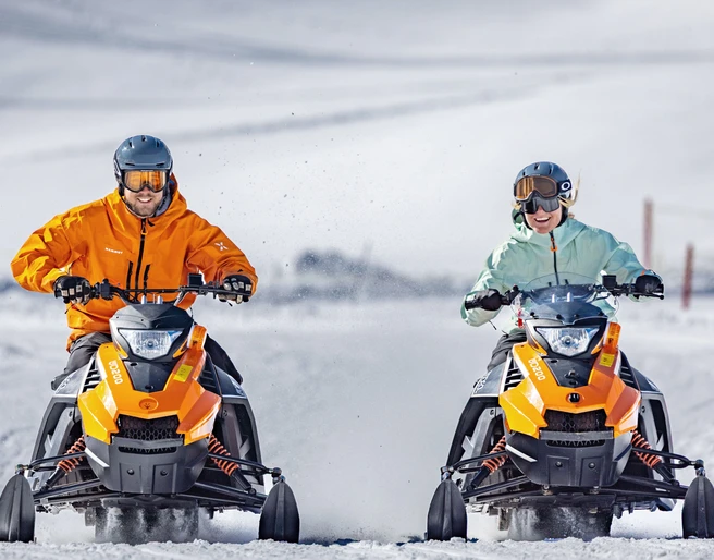 Weihnachtsessen und Schneespass in einem!