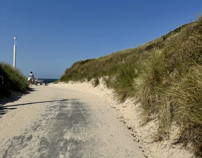 Seenot barrierefreier Übergang