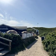 Strandübergang Tatjem Deel mit Restaurant