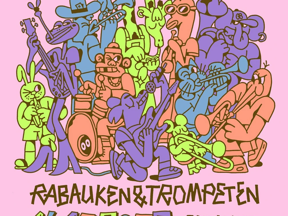 Querbeat children's concert - Rabauken & Trompeten Buntes Plakat für das Querbeat-Kinderkonzert "Rabauken & Trompeten" am 14.12.2025 im Palladium Köln.Colorful poster for the Querbeat children's concert "Rabauken & Trompeten" on 14.12.2025 at the Palladium Cologne.