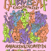 Querbeat children's concert - Rabauken & Trompeten Buntes Plakat für das Querbeat-Kinderkonzert "Rabauken & Trompeten" am 14.12.2025 im Palladium Köln.Colorful poster for the Querbeat children's concert "Rabauken & Trompeten" on 14.12.2025 at the Palladium Cologne.