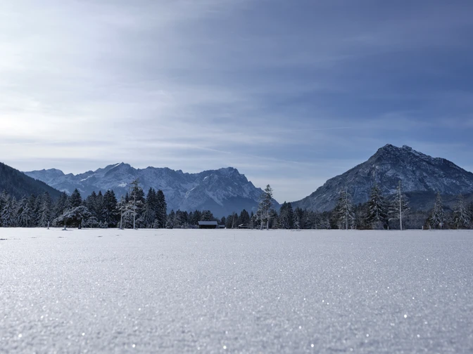 Winter im ZugspitzLand bei Oberau