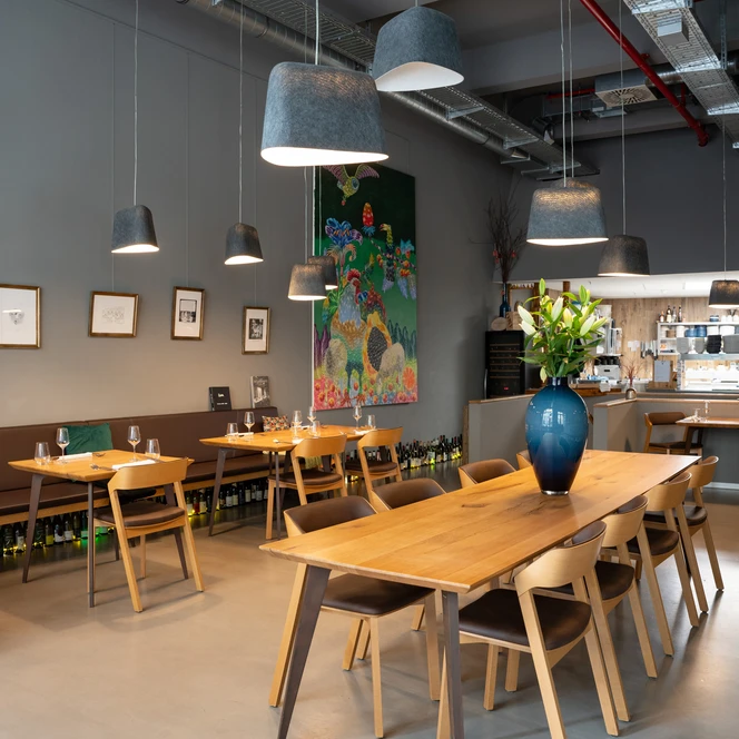 Supporting programme with fine dining in the modern Planerts Restaurant at Oelßner's Hof | Leipzig Convention Bureau