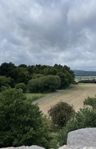 Ausblick von der Braunauer Warte Richtung Braunau