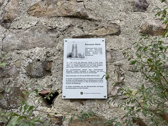 Info-Schild Braunauer Warte