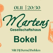 Kopie von Ehemaligenfete2.png Gesellschaftshaus Martens in Bokel, Veranstaltung am 1. November um 20:30 Uhr mit DJ Bernd Bohlen.