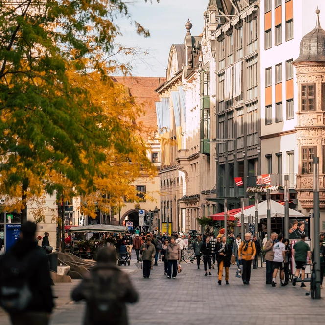 Grimmaische Straße in Leipzig city centre | Leipzig Convention Bureau
