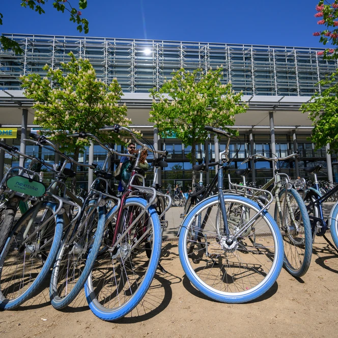 Fahrräder bei der Velo-city 2023 in Leipzig | Leipzig Convention Bureau
