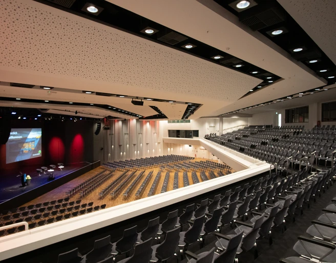 Blick von der Empore im Europasaal