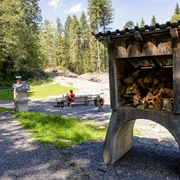 Feuerstelle Dorf in Sörenberg