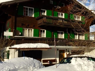 Chalet im Winter