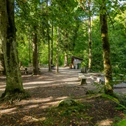 Feuerstelle beim Energiespielplatz Entlebuch