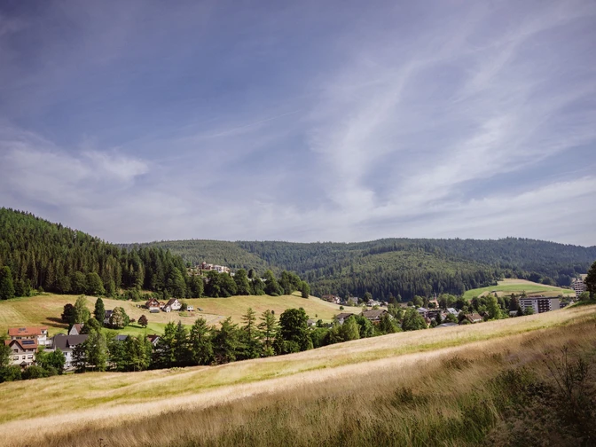 Blick auf Obertal