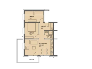 Grundriss Wohnung