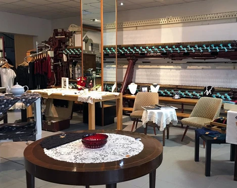 Verkaufsraum der Modespitze Plauen