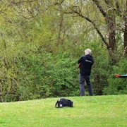 Disc-Golf Anlage auf der Insel im Salzgittersee