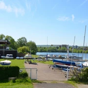Restaurant Seeterrasse im Vereinsheim Ruderclub Salzgitter direkt neben der Segelclub-Anlage am Salzgittersee