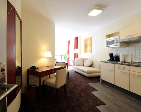 Zimmer SchlafGut Appartementhotel Leipzig
