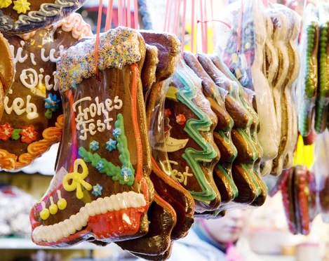 Lebkuchenherzen Weihnachtsmarkt