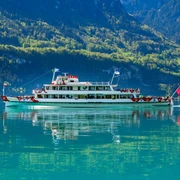 MS Jungfrau Unterwegs auf dem Brienzersee von Iseltwald richtung Giessbach