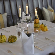 Restaurant Deutsches Haus Festliche gedeckter Tisch im Deutschen Haus in Gifhorn