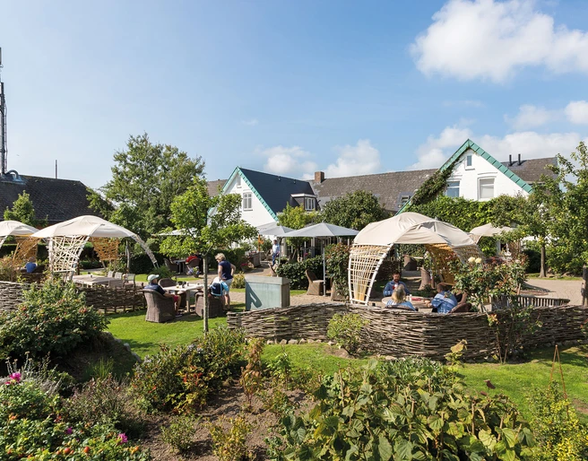 Garten im Café Ingwersen