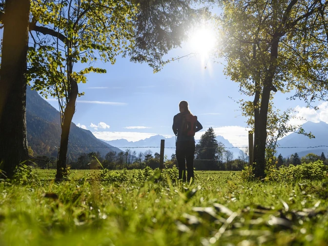 Oberau in Richtung Farchant