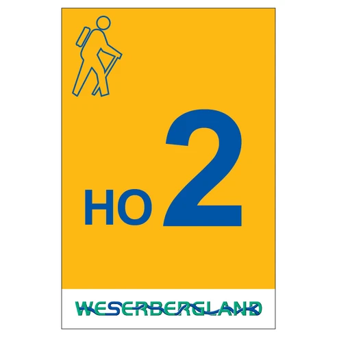 Markierung Wanderweg HO2 Hessisch Oldendorf