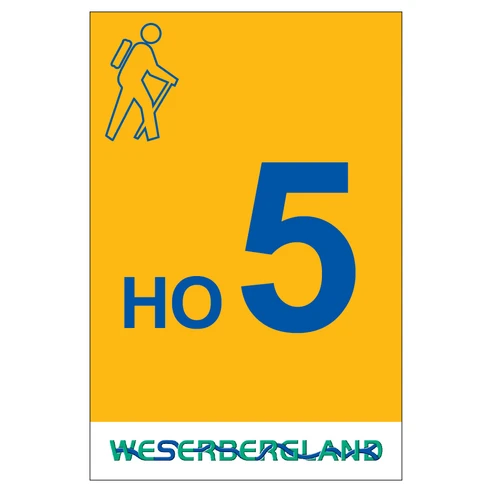 Markierung Wanderweg HO5 Hessisch Oldendorf