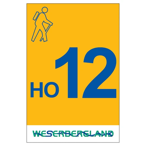 Markierung Wanderweg HO12 Hessisch Oldendorf