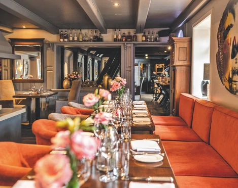 Innenansicht Restaurant Siebzehn84