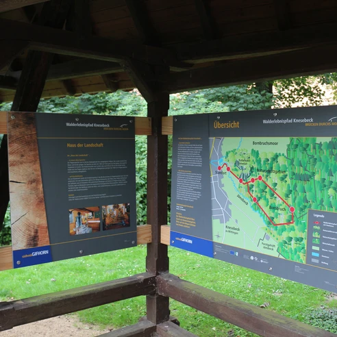 Schautafeln Walderlebnispfad Knesebeck Schautafeln am Walderlebnispfad Knesebeck