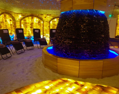 Ruheraum der Salzgrotte